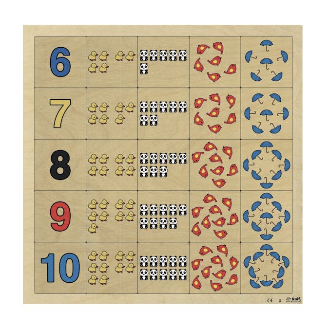 Lottospel ABA Skol Räkna 6-10