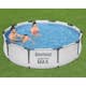 Stålramspool Bestway Steel Pro Max Ø3m Ovanmarkspool Grå