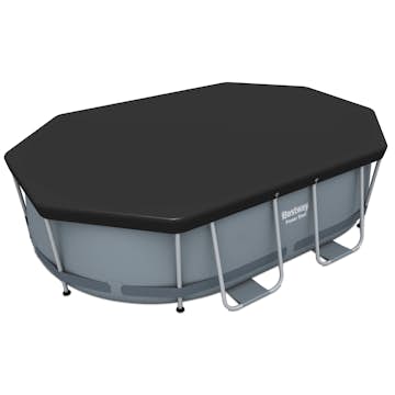 Poolöverdrag Bestway Flowclear PVC Svart 3.05 x 2 m Poolskydd