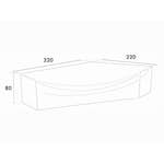 Möbelskydd Hillerstorp Lounge 220X220X80 Cm Himmelsnäs