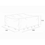 Möbelskydd Hillerstorp Överdrag Utemöbler Grå Polyester 220X150X110 cm