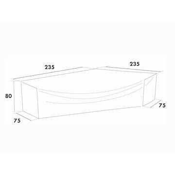 Möbelskydd Hillerstorp Lounge 235/75X235/75X80 Cm