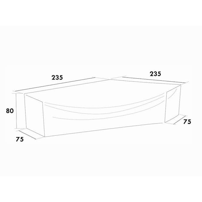 Möbelskydd Hillerstorp Lounge 235/75X235/75X80 Cm