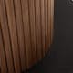 Matbord Bark Noira Runt Bord 120cm med Ribbor