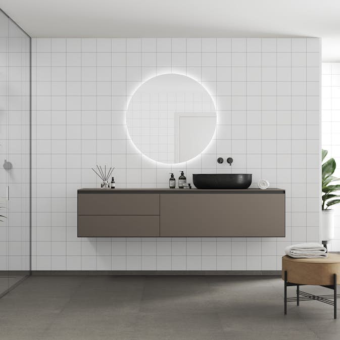 Våtrumsskiva Fibo 2099-M1515 S White Contrast 10x620x2400 mm