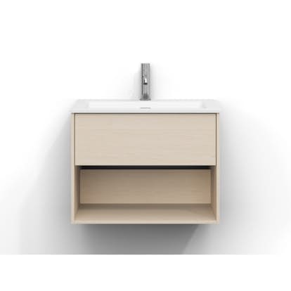 Tvättställsskåp Svedbergs Epos 60x45 med 1 Låda och 1 Öpen Hylla