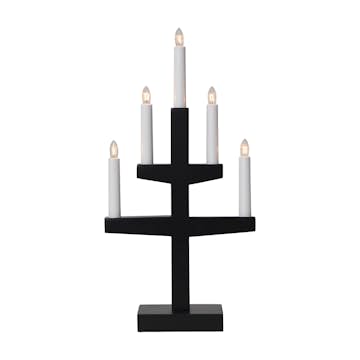 Ljusstake Star Trading Trapp 5-armad Adventsljusstake