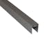 Topp/bottenskena Hortus Aluminiumdesign Svart Inkl. Beslag
