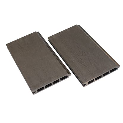 Staketset Hortus Komposit Spontad Trälook Höjd 144,5 cm