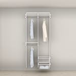 Garderobslösning Elfa Ready Solution Classic 15 94 cm Vit