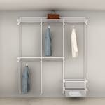 Garderobslösning Elfa Ready Solution Classic 16 186 cm Vit