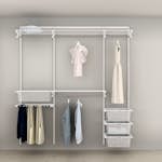 Garderobslösning Elfa Ready Solution Classic 17 200 cm Vit