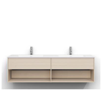 Tvättställsskåp Svedbergs Epos 160x45 med 1+1 Lådor