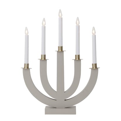 Ljusstake Star Trading Eli 5-armad Adventsljusstake