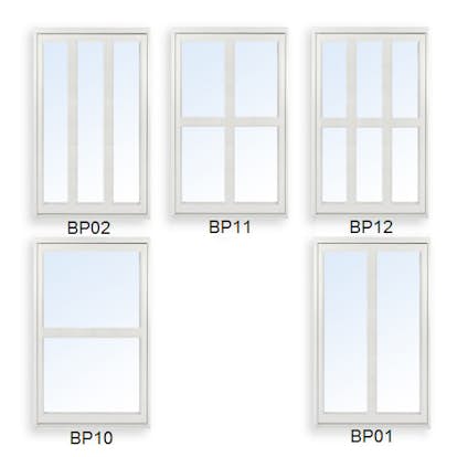 Bågpost Svenska Fönster Fast Genomgående Alufönster