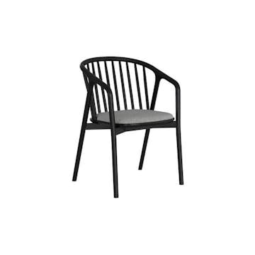 Matstol In Living Noira Massiv Ek Armstöd