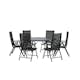 Matgrupp Venture Home Break Matgrupp Utomhus Rund 150 cm med 6 Break Positionsstol