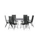 Matgrupp Venture Home Break Matgrupp Utomhus Rund 150 cm med 6 Break Positionsstol
