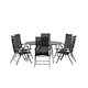 Matgrupp Venture Home Break Matgrupp Utomhus Rund 150 cm med 6 Break Positionsstol