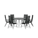 Matgrupp Venture Home Break Matgrupp Utomhus Rund 150 cm med 6 Break Positionsstol