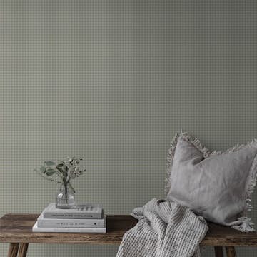 Tapet Duro Lotta 224-05 QuickUp, Enfärgad Grön