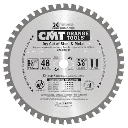 Sågklinga CMT Orange Tools Dry Cut Metall 226.047.09M