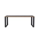 Trädgårdsbord deNoord Aspvik Matbord 100x200 cm Svart