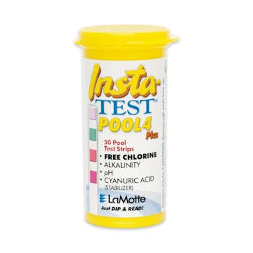 Teststickor Planet Pool Insta-Test 4 pH/klo/alka/cya, 50 stickor