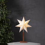 Adventsstjärna på Fot Star Trading Karo