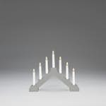 Adventsljusstake Gnosjö Konstsmide 7 L Trä B/O