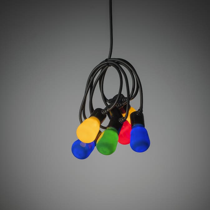 Ljusslinga Gnosjö Konstsmide Ovala lampor LED E14