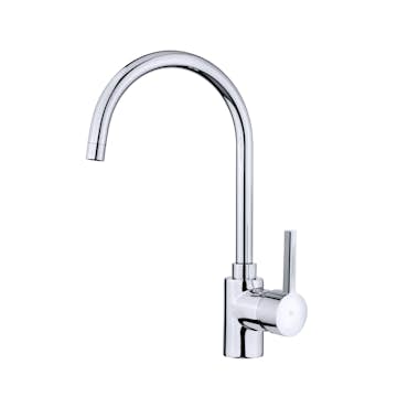 Köksblandare Intra Ares Hög Engreppsblandare Krom med Svängbar Pip & ECO-Funktion