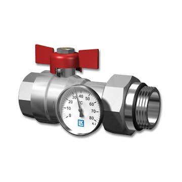 Kulventil LK Systems Med termometer G25 i/u