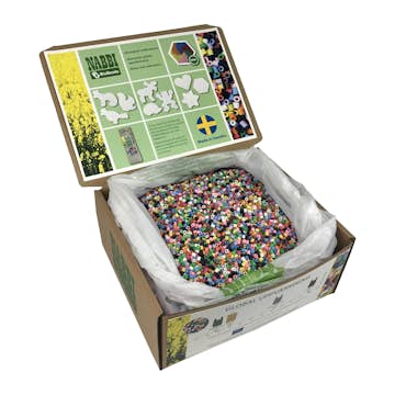 Rörpärlor Nabbi BioBeads Låda 55000 10-F Mix