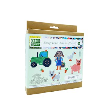 Pärlpysselkit Nabbi BioBeads Kit Skördetid