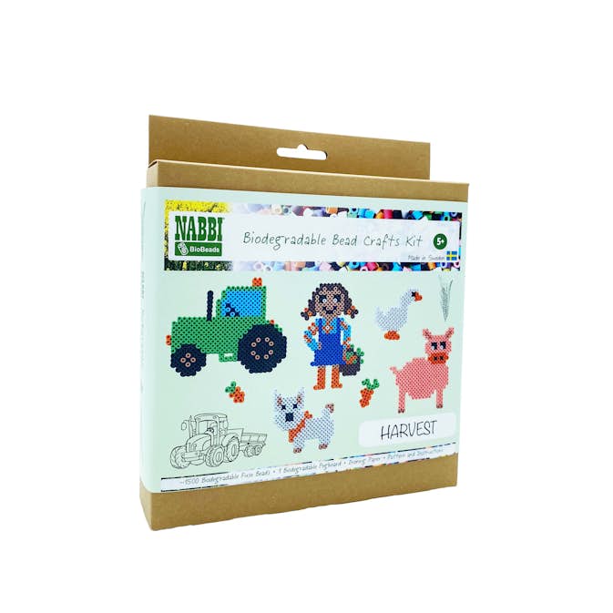 Pärlpysselkit Nabbi BioBeads Kit Skördetid