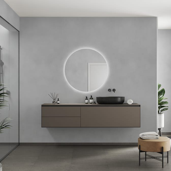 Våtrumsskiva Fibo 272442 S Meton Grey 10x620x2720 mm