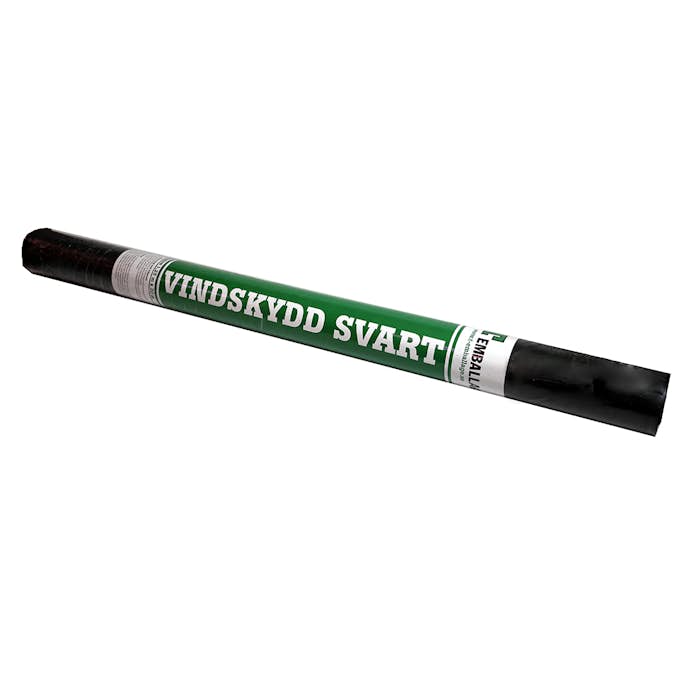 Vindskydd Tecca Svart 125 cmx20 m