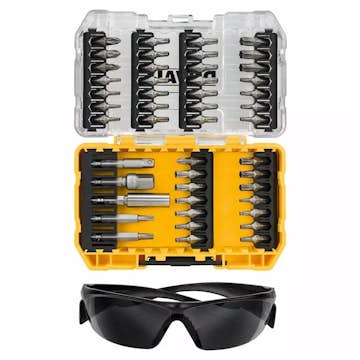 Bitssats DeWalt DT70704 47 Delar Inkl Skyddsglasögon