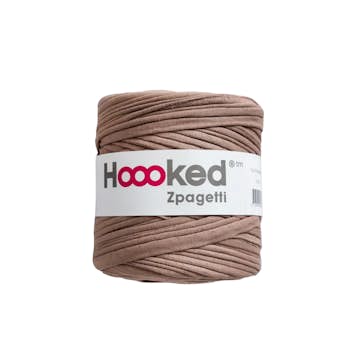 Zpagetti T-shirtgarn Taupe 700 g - Återvunnet Material