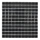 Mosaik Arredo Titan Svart Blank 2,5x2,5 cm