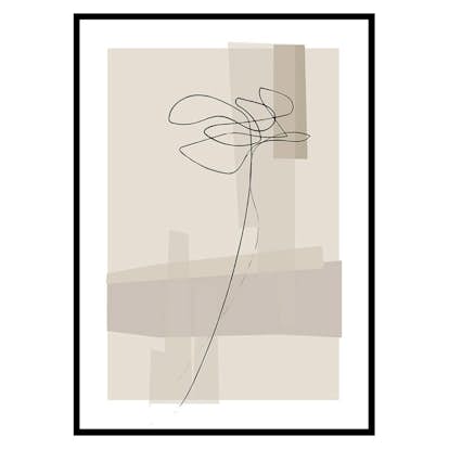 Poster Gallerix Abstract Flower No2