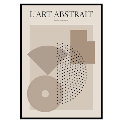 Poster Gallerix Lart Abstrait No1