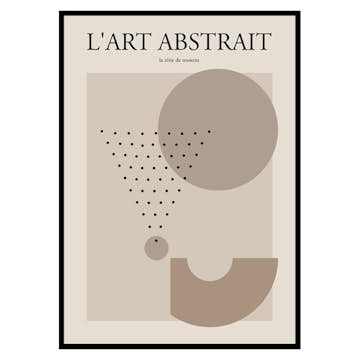 Poster Gallerix Lart Abstrait No3