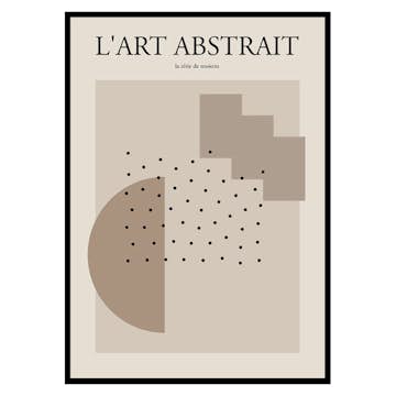 Poster Gallerix Lart Abstrait No4