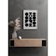 Poster Gallerix Geometric Graphic Black No1