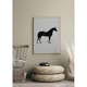 Poster Gallerix Black Horse Port. Drawing