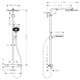 Takduschset Hansgrohe Raindance Select S Showerpipe 240 1jet 160 cc