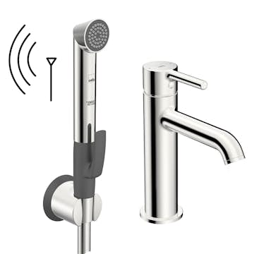Tvättställsblandare Oras Optima Style 2613FH med Smart Bidetta Handdusch