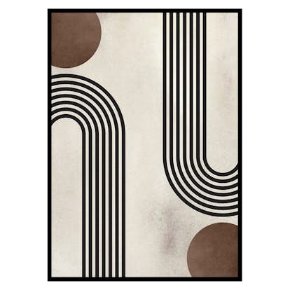 Poster Gallerix Broad Geometric No1